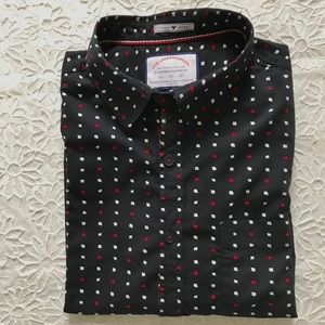Card-themed Slim fit LG button down